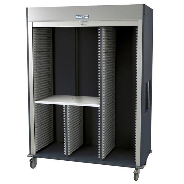 Medstor Max Medical Storage Cabinets Triple Column Mobile Medical Storage Cabinet w/ key lock MSPM83-R0TK-SPLITB - main